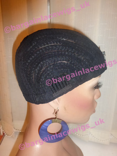 Cornrow Cap For Sew In Weaves Straight Back Style medium cap size Q COCAP SB1B M